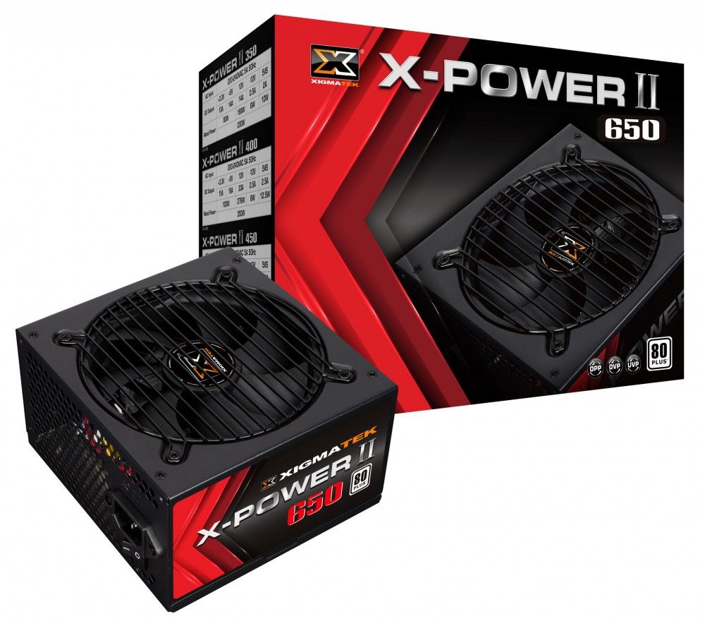 XIGMATEK X-POWER II 650 (EN42463) - 80PLUS WHITE, Sản phẩm lý tưởng cho hệ thống GAME-NET