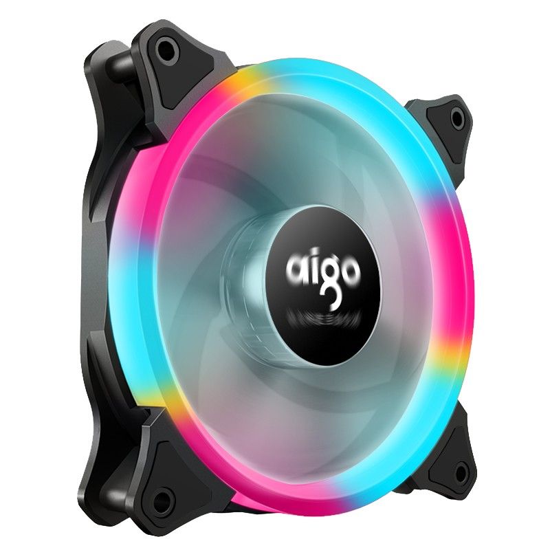 FAN AIGO RING RAINBOW LED