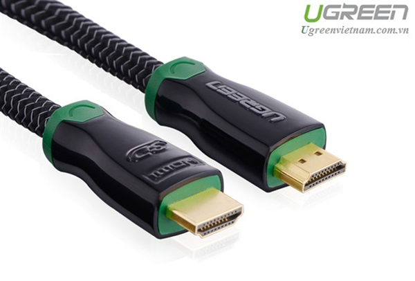 Cáp HDMI 10m hỗ trợ 4K*2K HD126 Ugreen 10296 vỏ bọc kim loại cao cấp