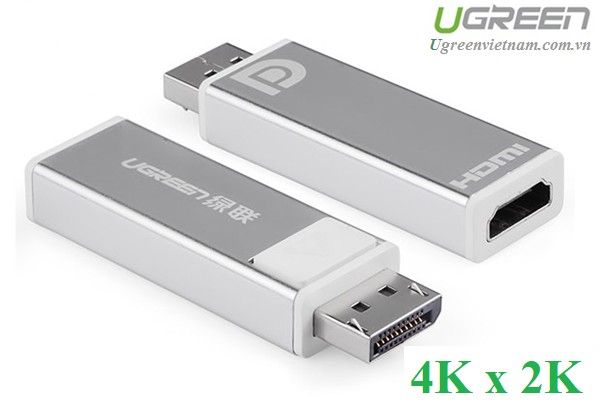 Đầu chuyển đổi Displayport sang HDMI 4Kx2K Ugreen 20413 chính hãng