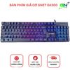 Bàn phím giả cơ Gnet GK300 chống nước led RGB