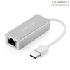 Cáp USB to Lan 2.0 cho Macbook, pc, laptop hỗ trợ Ethernet 10/100 Mbps chính hãng Ugreen 20257