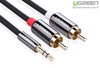 Cáp Audio 3,5mm ra 2 đầu RCA dài 1,5m chính hãng Ugreen 10583