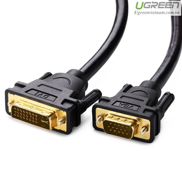 Cáp chuyển đổi DVI 24+5 sang VGA dài 1,5m Ugreen 11617