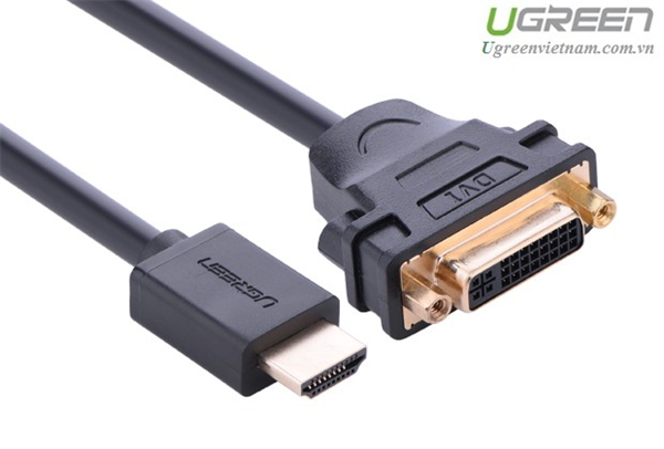 Cáp chuyển đổi HDMI to DVI 24+5 chính hãng Ugreen 20136