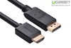 Cáp Displayport to HDMI 1,5M Ugreen 10239 cao cấp