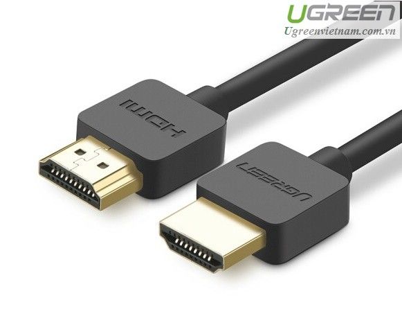 Cáp HDMI 1.4 Slim 4K2K dài 0,5M chính hãng Ugreen 30822