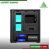 Case FA 401 eSPORT Gaming - Có Sẵn 4 Fan LED RGB -LED Cover Nguồn (Đen)