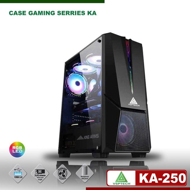 Case gaming VSPTECH KING ARMS KA-250