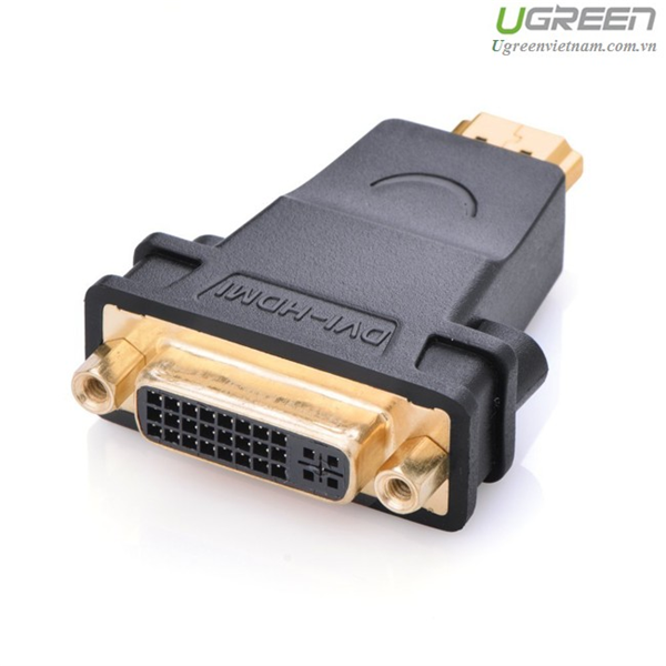 Đầu rắc chuyển đổi HDMI sang DVI-I Ugreen 20123 Cao cấp