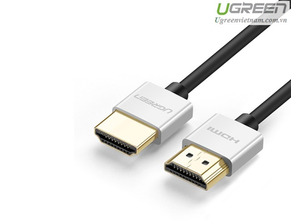 Cáp HDMI 2.0 siêu mỏng dài 3M hỗ trợ 4K, 3D Chính hãng Ugreen 30479