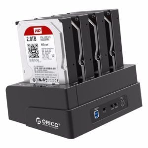 Docking 4 ổ cứng kết nối USB 3.0, Clone, Orico 6648US3-C