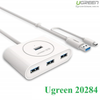 Bộ chia USB 4 cổng USB 3.0 hỗ trợ OTG Chính hãng Ugreen 20284 cao cấp