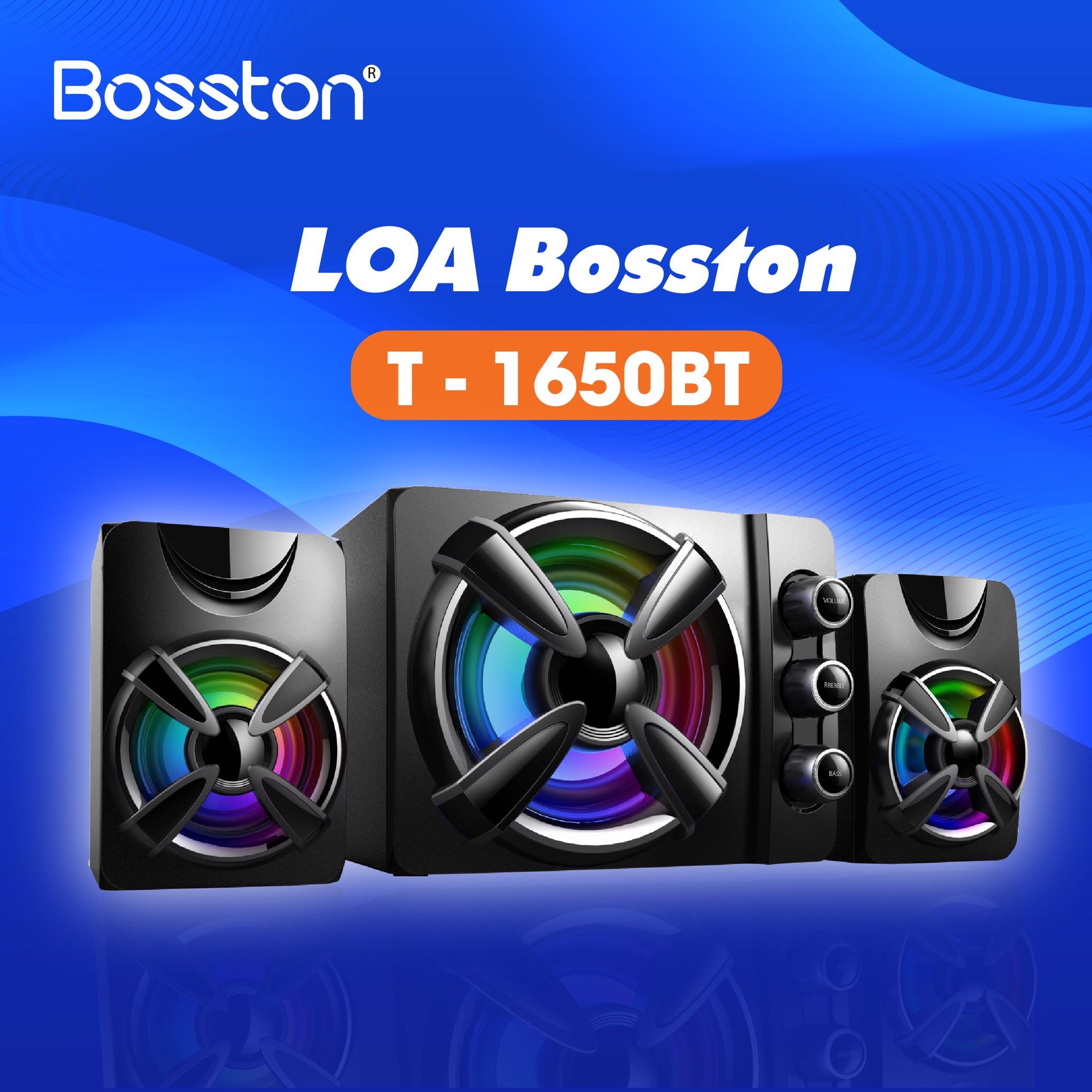 Loa vi tính 2.1 Bosston T1650-BT tích hợp Bluetooth Usb thẻ nhớ