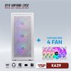 CASE VSP GAMING KA29- white + 4Fans Led