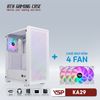 CASE VSP GAMING KA29- white + 4Fans Led