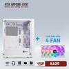 CASE VSP GAMING KA29- white + 4Fans Led