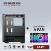 CASE VSP GAMING KA29- Black + 4Fans Led