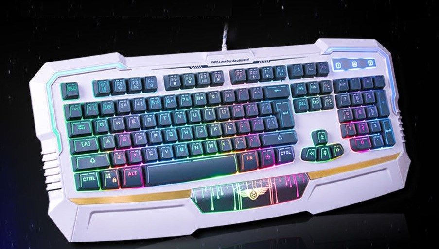 Bàn phím Newmen KB813 FULL LED - GAMING Phiên bản Doubleshot Keycaps