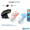 Chuột không dây Gaming DAREU EM901X RGB (Black / Pink/ Blue-White) - Superlight, Fast charging dock