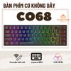 Bàn phím cơ không dây C068 - Hỗ trợ Hotswap - Trục cơ Yellow switch - 3 mode kết nối tiện lợi - LED RGB nhiều chế độ