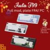 Bàn phím cơ không dây Aula F99, RGB, Gasket custom 5 lớp, 3 Modes, Hotswap socket 5 pin, 99 phím