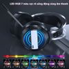 Tai nghe chụp tai gaming có dây ICHECO TWI01 có đèn LED míc đàm thoại headphone game