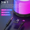 Loa Bluetooth Mini GOOJODOQ RGB Di Động Không Dây Âm Thanh 3 Trong 1