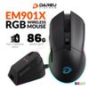 Chuột không dây Gaming DAREU EM901X RGB (Black / Pink/ Blue-White) - Superlight, Fast charging dock