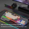 Bàn phím cơ gaming XUNSVFOX K90 Đèn LED RGB bàn phím máy tính có dây cho máy tính PC và Laptop