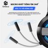 Tai nghe chụp tai gaming có dây ICHECO TWI01 có đèn LED míc đàm thoại headphone game