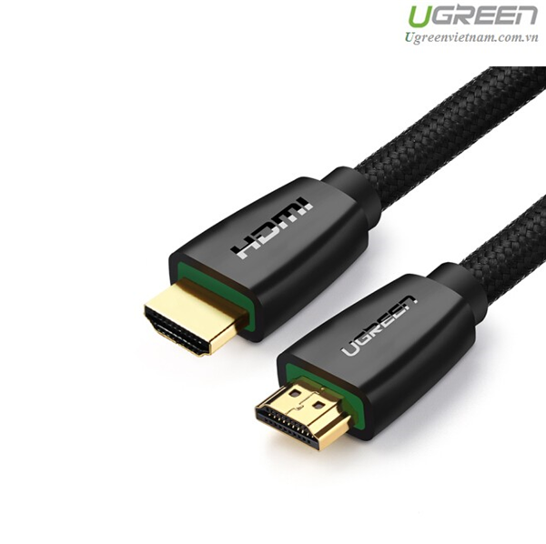 Cáp HDMI 2.0 dài 10m hỗ trợ full HD 4Kx2K chính hãng Ugreen 40414 cao cấp