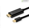 Cáp Mini DisplayPort (Thunderbolt) to HDMI dài 2M độ phân giải 4K Ugreen 10454 chính hãng (Màu Đen)