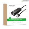 Bộ chia USB ra 3 cổng USB 2.0 kèm cổng mạng Ethernet 10/100Mbps Ugreen 30298 cao cấp