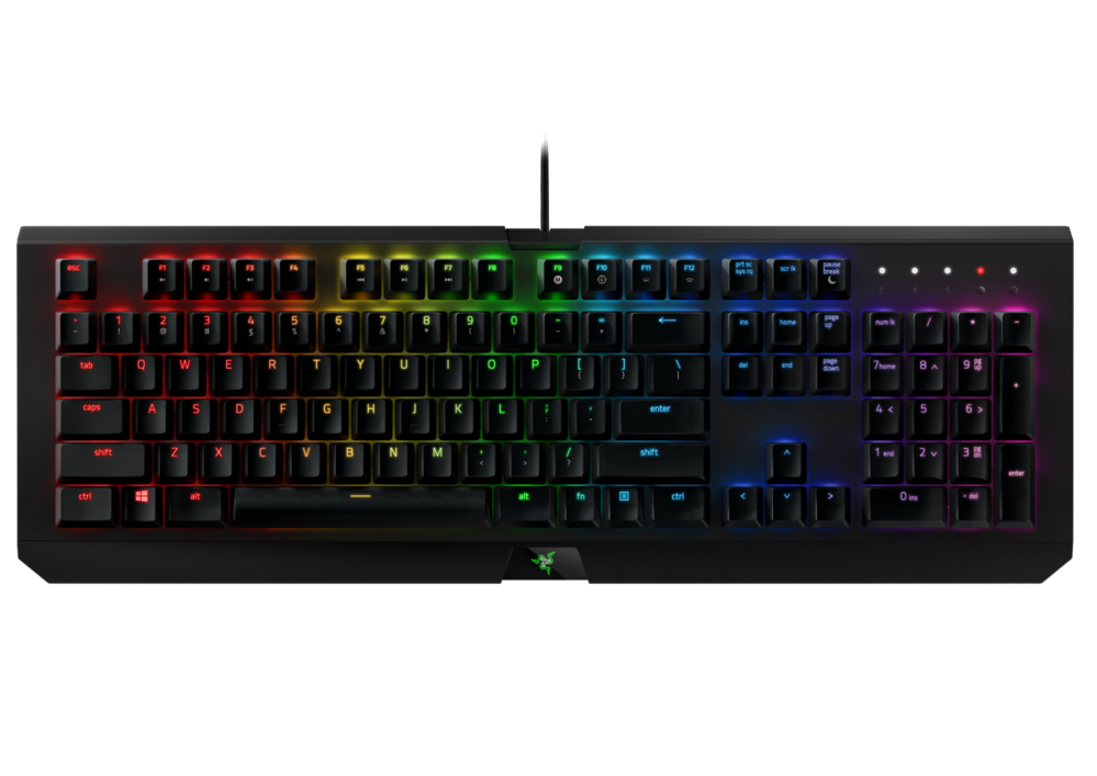 Bàn phím cơ Razer Blackwidow X Chroma - Gunmetal Edition