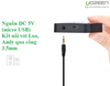 Thiết bị nhận AUX Bluetooth Receiver 4.2 cho loa, amply hỗ trợ cổng 3.5mm Ugreen 40758 cao cấp