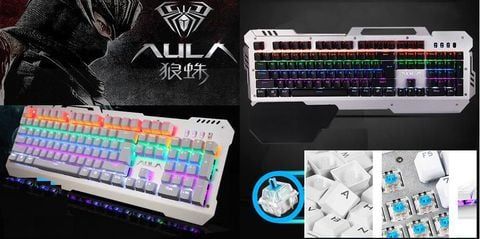 Bàn phím Cơ Aula si-2022 Mechanical Led RGB