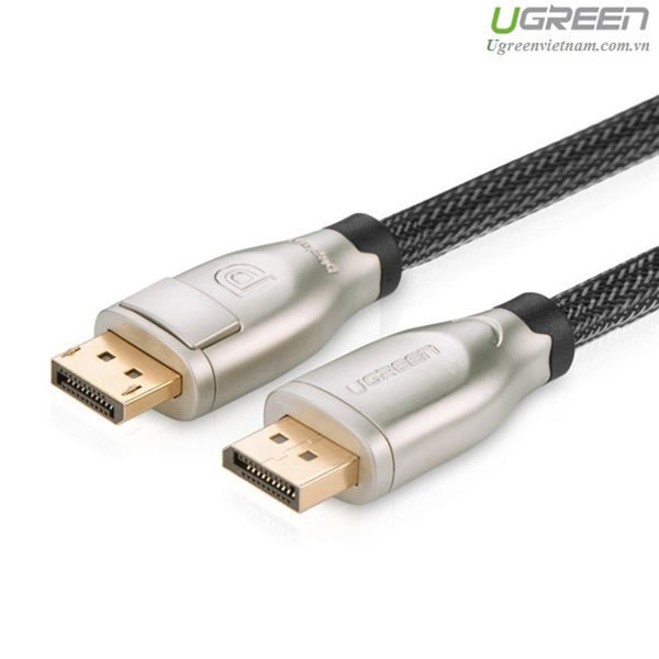 Cáp Displayport sang Displayport dài 2m chuẩn 1.2 cao cấp hỗ trợ 4k*2K Ugreen 30120 Chính hãng