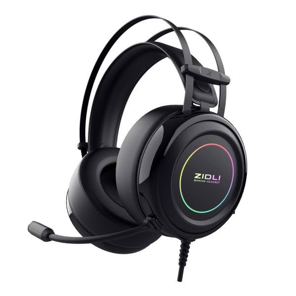 Tai nghe Gaming ZIDLI ZH-7RB (Sound 7.1, Led fix RGB) Black