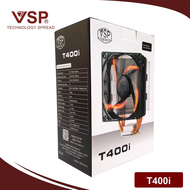 FAN CPU VSP COOLER MASSTER T400I