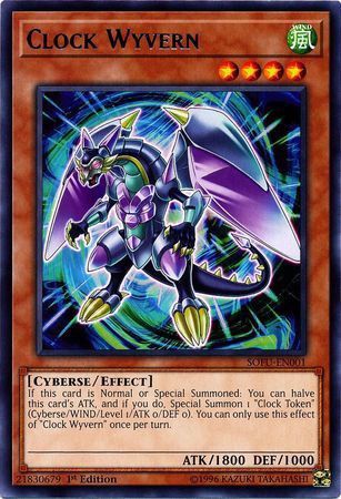 [ UK ] Clock Wyvern - SOFU-EN001 - Rare Unlimited Edition