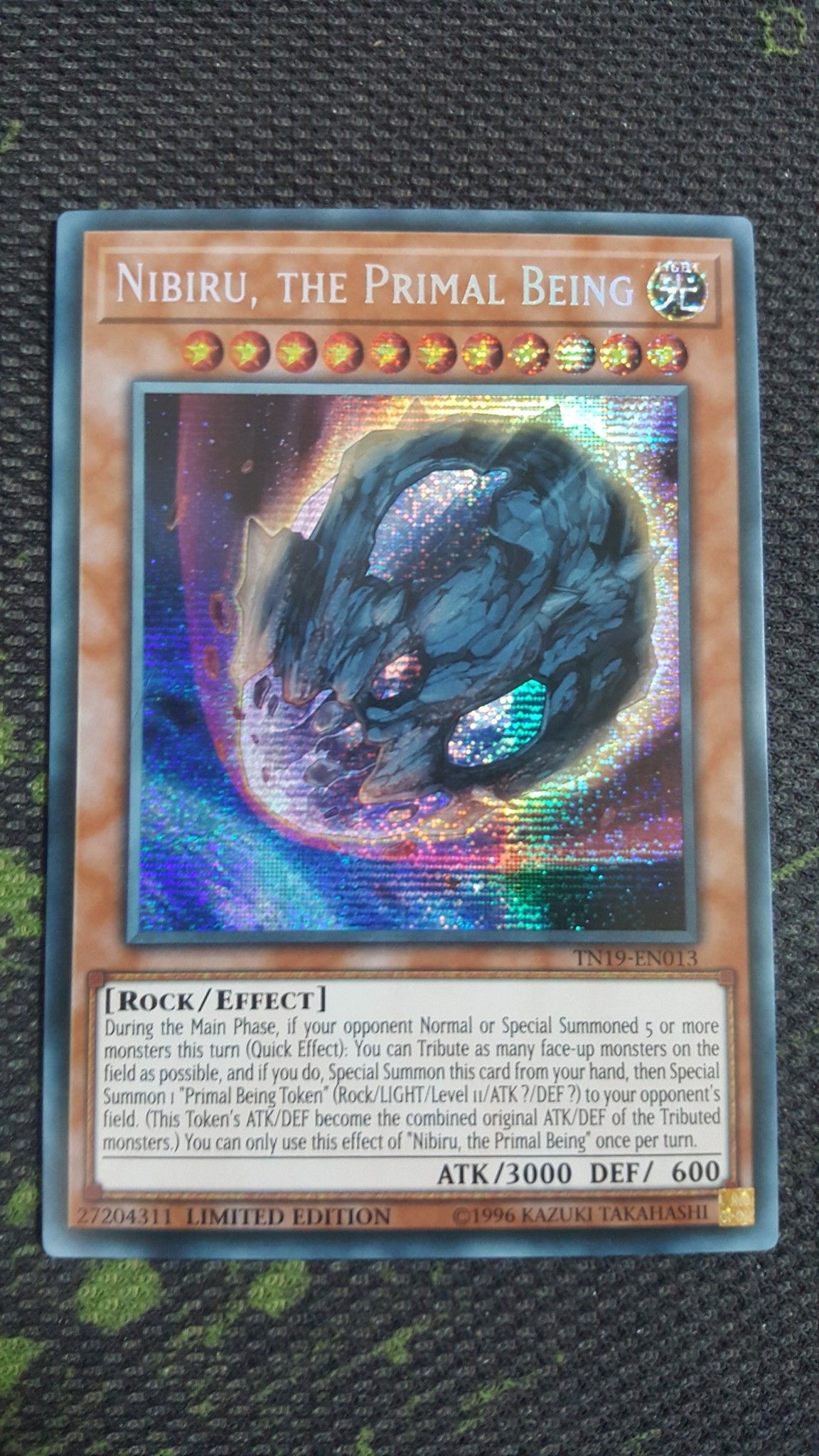 [ UK ] Nibiru, the Primal Being - TN19-EN013 - Prismatic Secret Rare