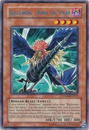 [ US ] Blackwing - Bora the Spear - DL09-EN011 - Rare