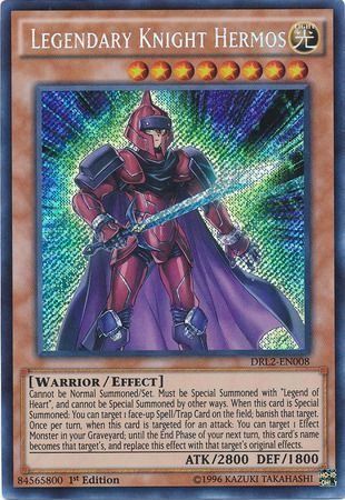 [ US ] Legendary Knight Hermos - DRL2-EN008 - Secret Rare 1st Edition