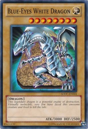 [ US ] Blue-Eyes White Dragon - SDDC-EN004 - Common Unlimited Edition