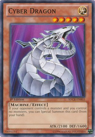 [ US ] Cyber Dragon - SDCR-EN003 - Common 1st Edition