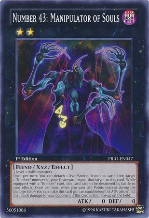 [ US ] Number 43: Manipulator of Souls - PRIO-EN047 - Common 1st Edition (Damaged)