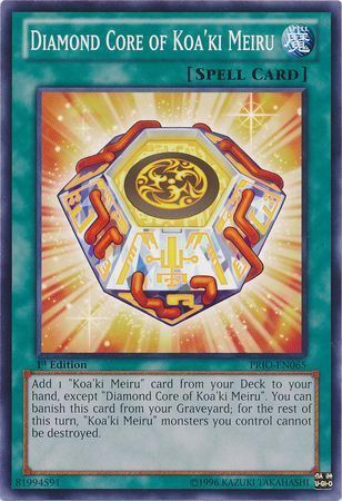 [ UK ] Diamond Core of Koa'ki Meiru - PRIO-EN065 - Common 1st Edition