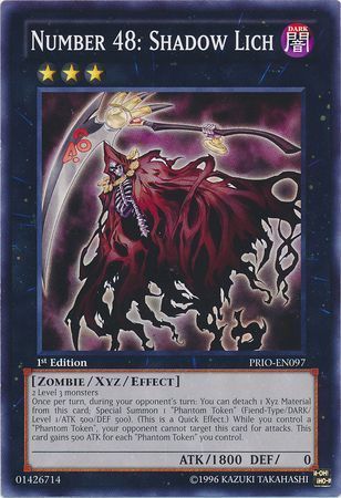 [ US ] Number 48: Shadow Lich - PRIO-EN097 - Common 1st Edition