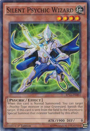 [ US ] Silent Psychic Wizard - BP03-EN084 - Shatterfoil Rare 1st Edition